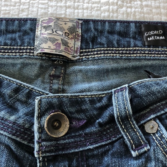 3GR Medium Wash Denim Straight Cut Jeans | Size 28 | Mid Rise - Picture 6 of 16